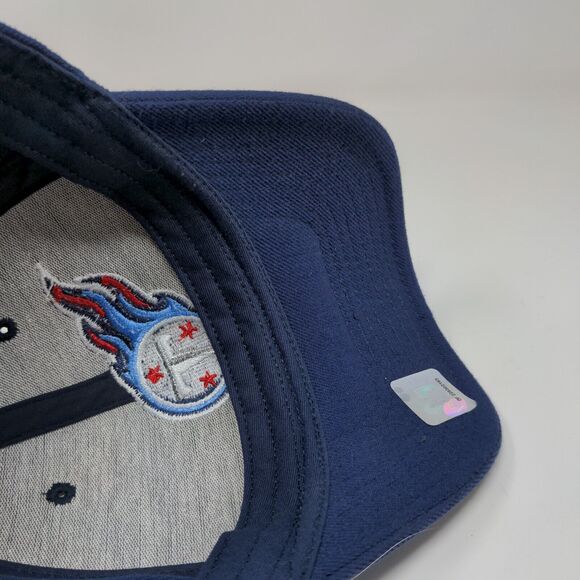 Reebok NFL Men's Strapback Tennessee Titans Hat Blue OSFA Embroidered Logo - Picture 12 of 14